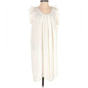 Beautiful 100% cotton white babydoll dress NWT ✨